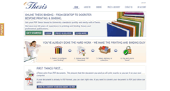 Desktop Screenshot of ethesis.co.uk