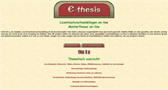Desktop Screenshot of ethesis.net