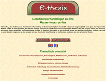 Tablet Screenshot of ethesis.net